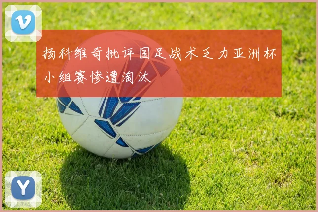 扬科维奇批评国足战术乏力亚洲杯小组赛惨遭淘汰